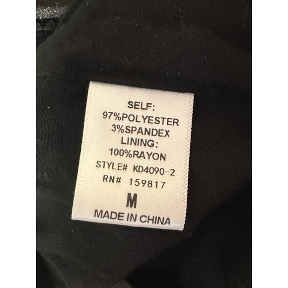 Altar'd State Jocelyn Floral Daisy Puff Sleeve Satin Mini Dress Black Sz M - Picture 4 of 8